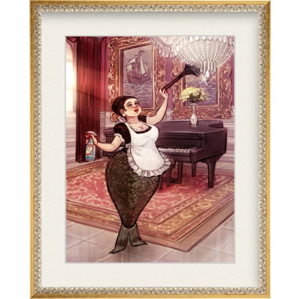 Gabriela, The Mer Maid Art Print