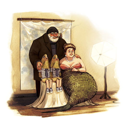 The Chum Family Portrait Art Print