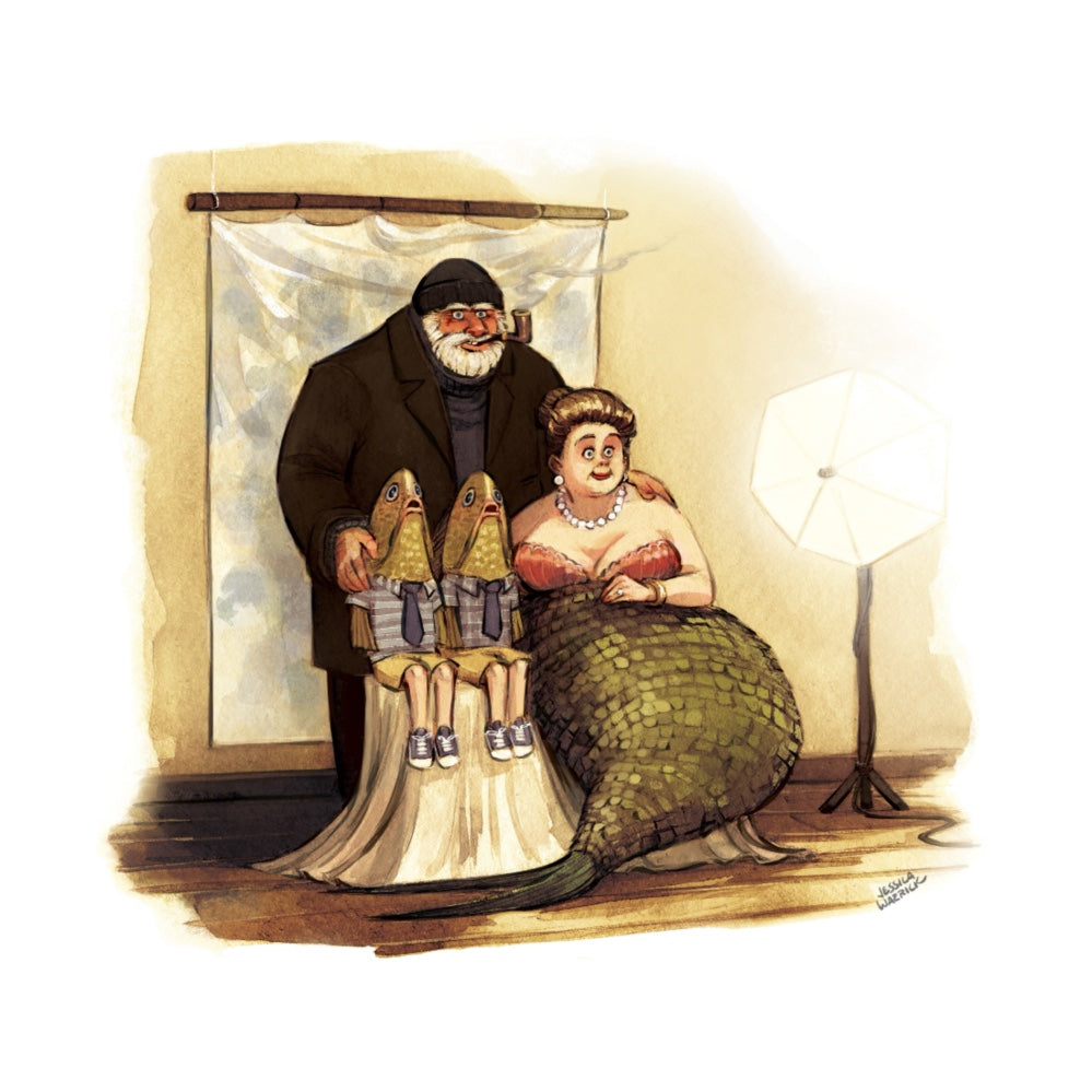 Chum Family Portrait Art Print