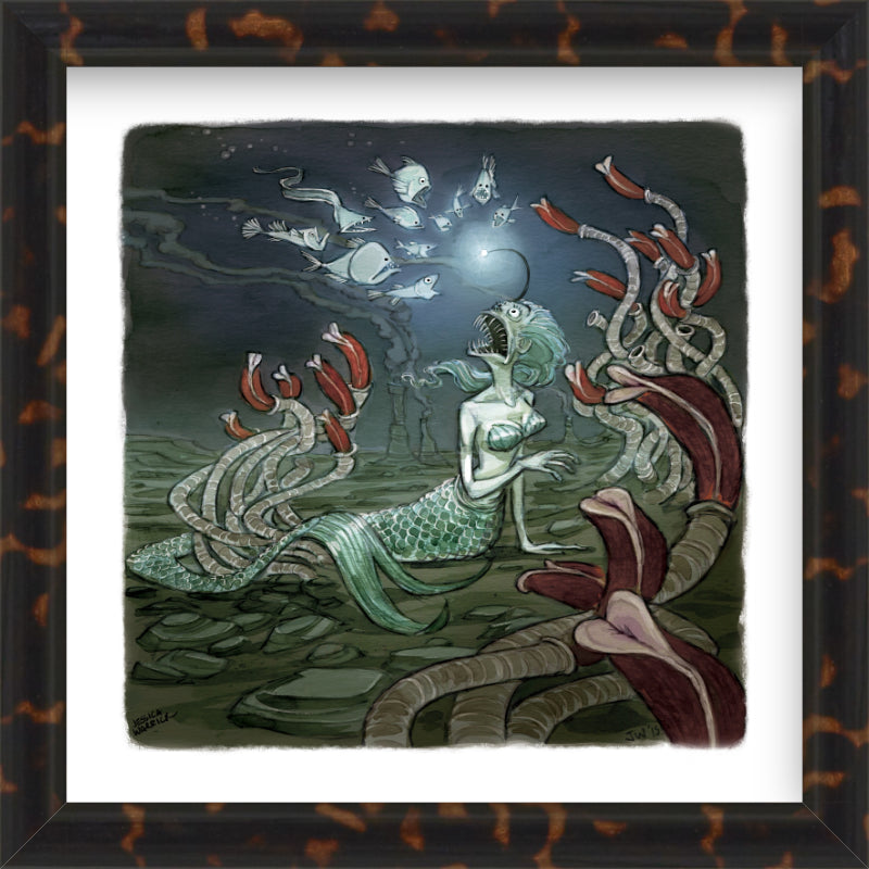 Zora, The Deep Sea Dweller Mermaid Art Print