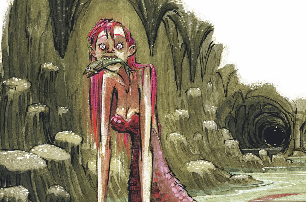 Moira, The Cave Dweller Mermaid Art Print