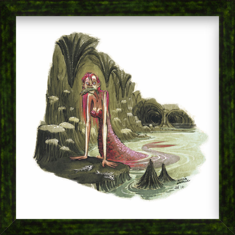 Moira, The Cave Dweller Mermaid Art Print