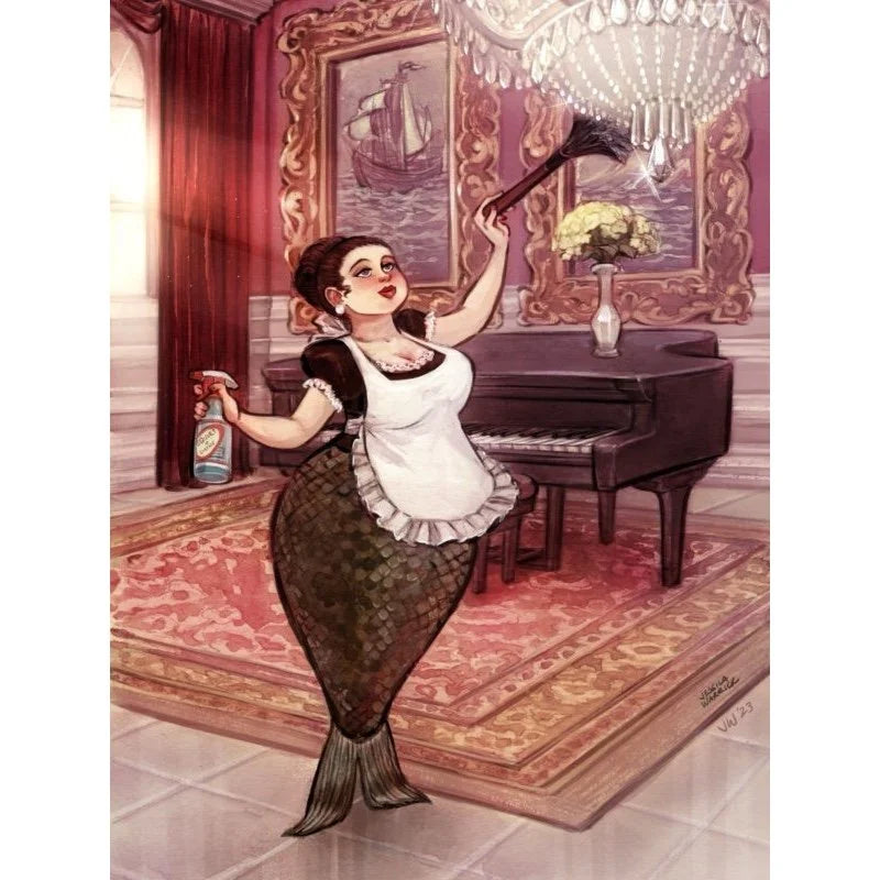 Gabriela, The Mer Maid Art Print