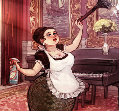 Gabriela, The Mer Maid Art Print