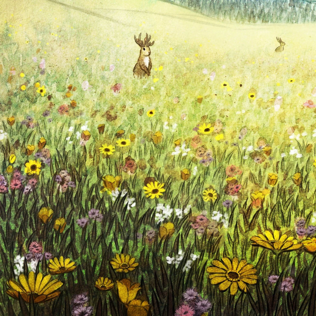 Horny Jackalopes Art Print