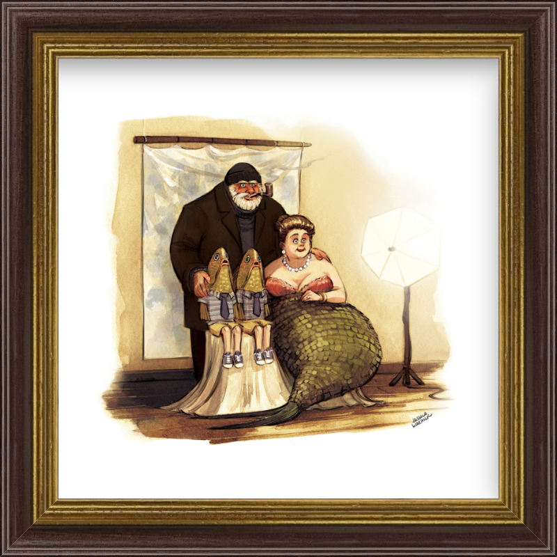 Chum Family Portrait Art Print